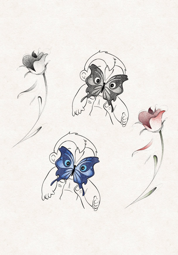 diseño-tattoo-disney-tarzan-bebe-madrid