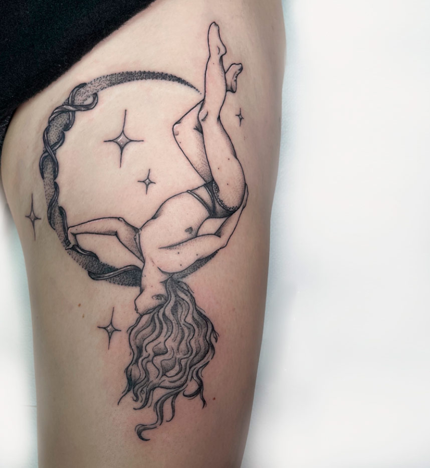 tatuaje-bailarina-aro-puntillismo-tattoos-madrid